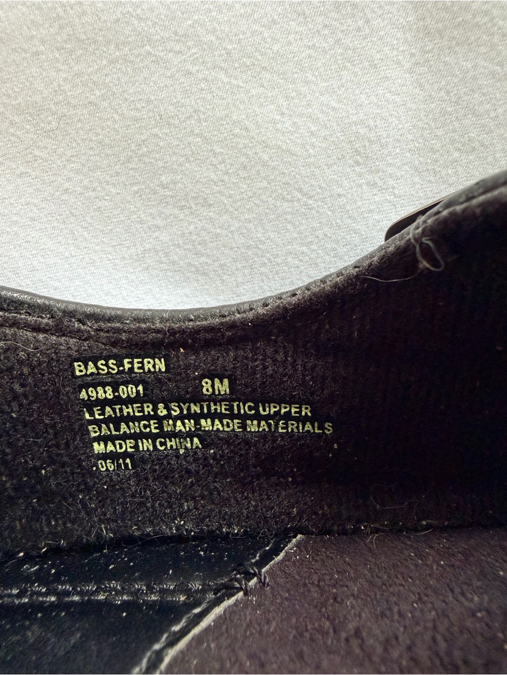 G.H. Bass & Co. "Fern" Black Leather Mary Jane Comfort Shoes - Women’s Size 8M - Picture 10 of 12